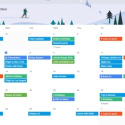 Shareable calendar app